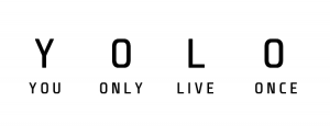 koszulka yolo - nadruk