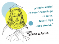 Koszulka Teresa z Avilla (biel damska)