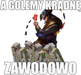 Koszulka "A Golemy kradnę zawodowo"