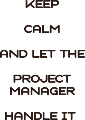 Koszulka keep Calm Project Manager