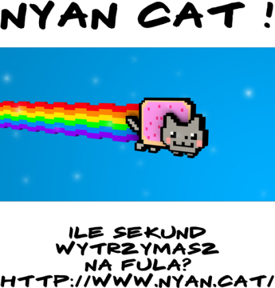 Podkładka pod myszę - Nyan Cat