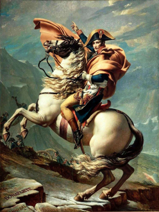 Napoleon przekracza Alpy