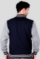 Bluza Męska VARSITY JACKET JH43 Black/White