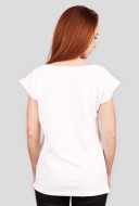 Koszulka damska oversize biała